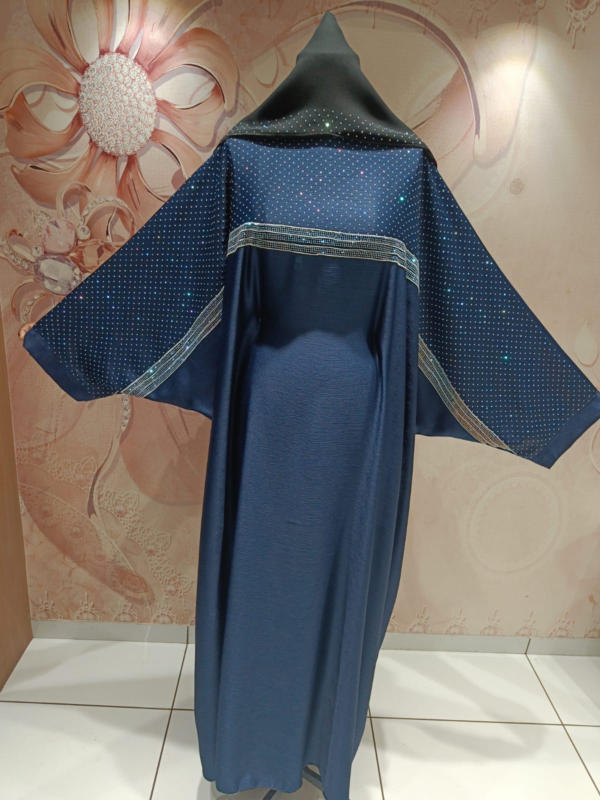 Nida Georgette 05 Fancy Wear Kaftan Style Wholesale Abaya Collection